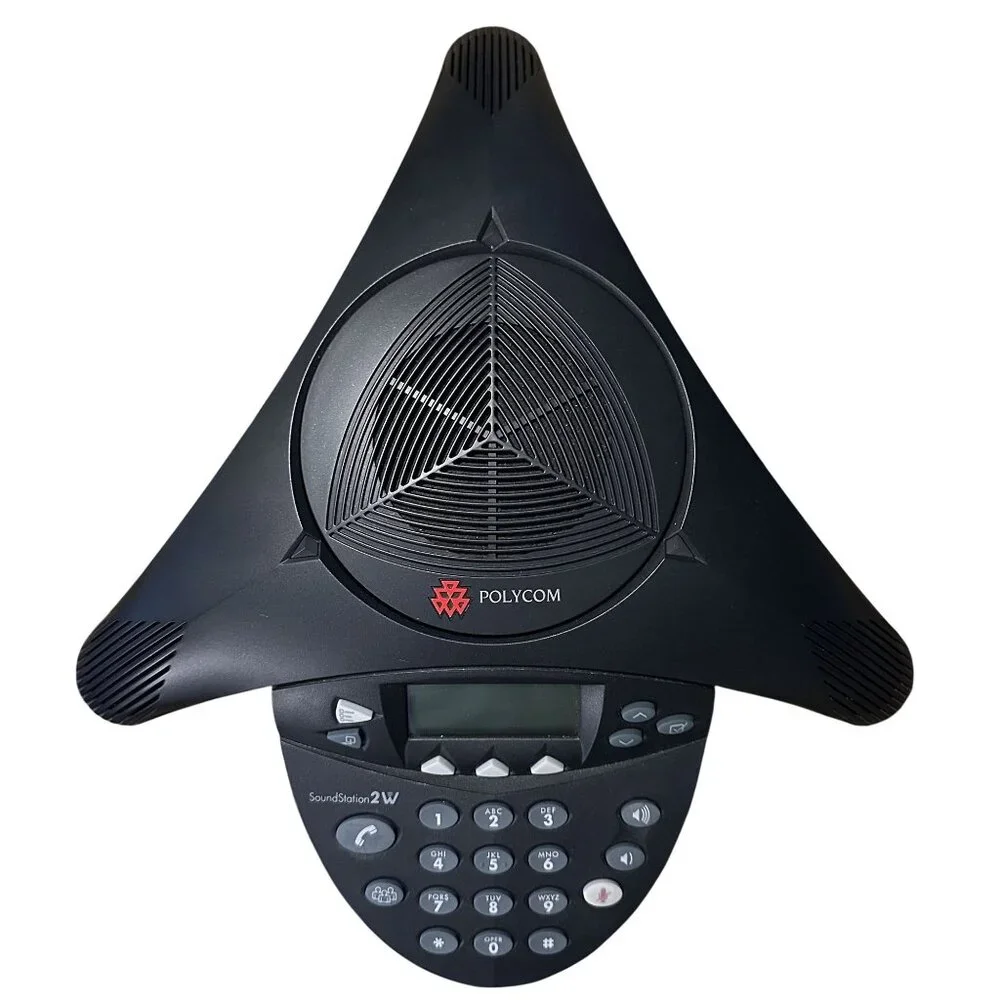 Polycom SoundStation 2W 2201-07880-001 2.4GHz Wireless Conference Phone No Power